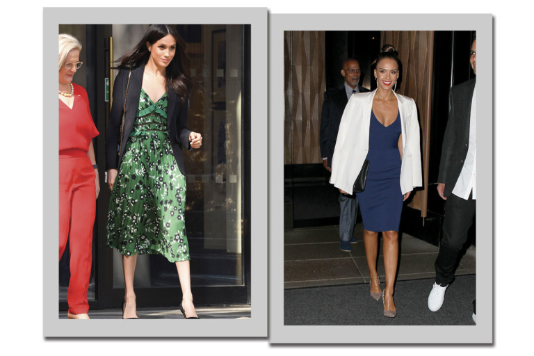 Vestido com blazer - Fotos: Getty Images