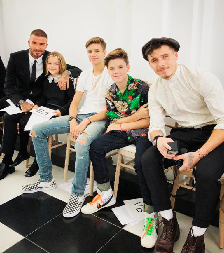 Família Beckham reunida em Londres - Foto: Reprodução/Instagram/@veryfilmi