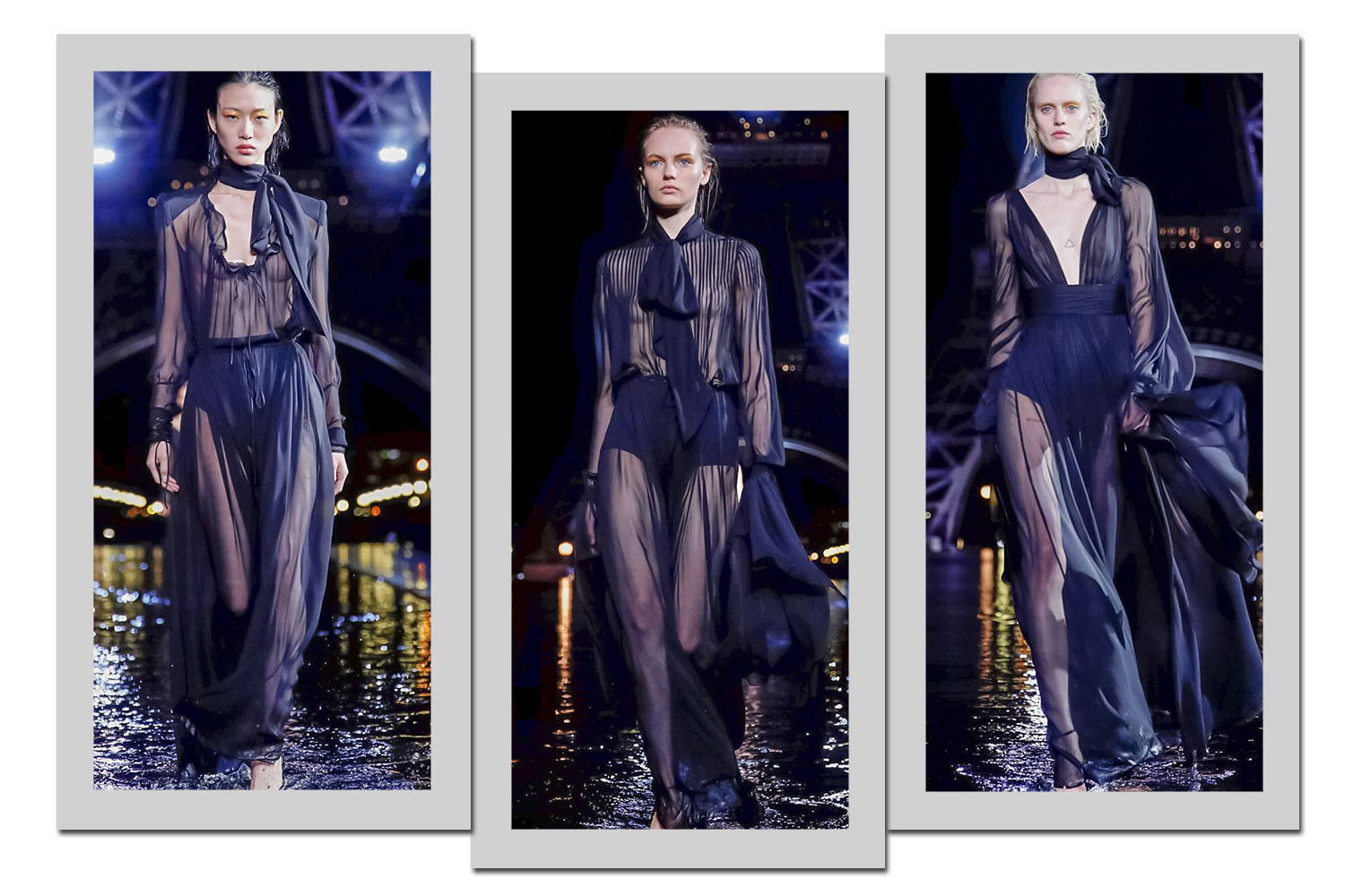 Yves Saint Laurent, verão 2019 - Foto: Reprodução/ Now Fashion 