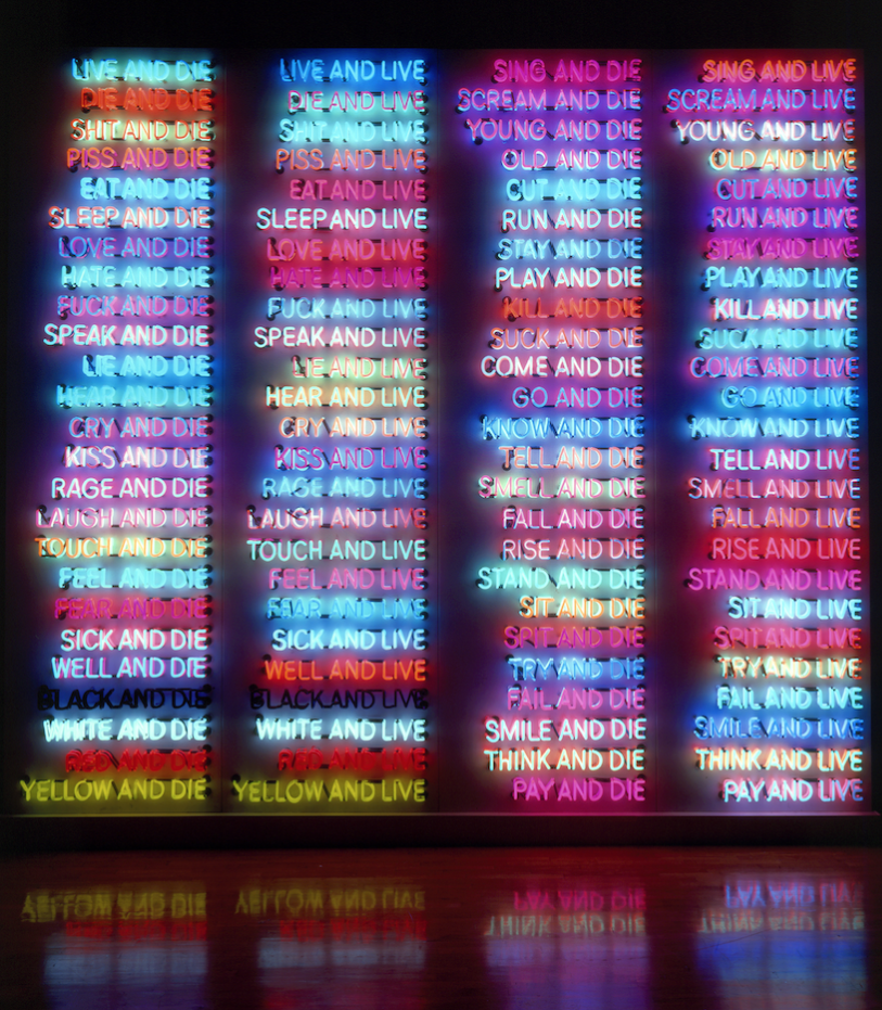 Bruce Nauman, One Hundred Live and Die (1984) - Foto: Divulgação/MoMA