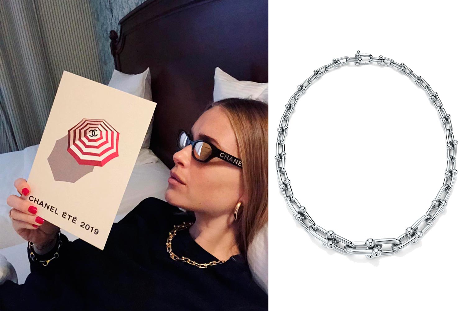 Corrente da Tiffany - Foto: Reprodução/Instagram/@PERNILLETEISBAEK