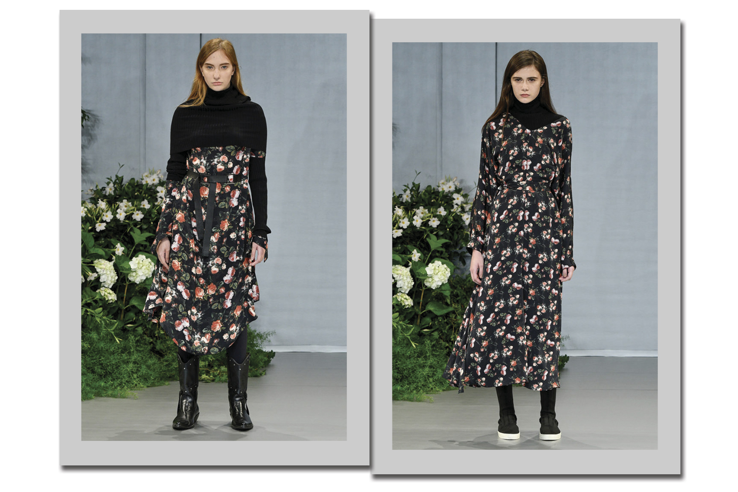 Floral também tem vez no inverno de Gloria Coelho - Foto: Agência Fotosite
