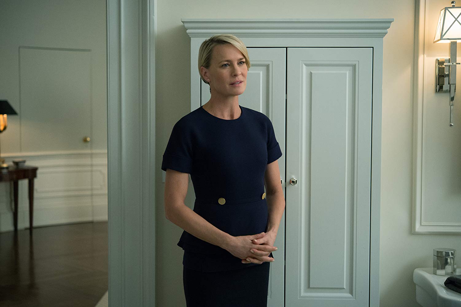 Robin Wright como Claire Underwood - Foto: Reprodução/IMDb