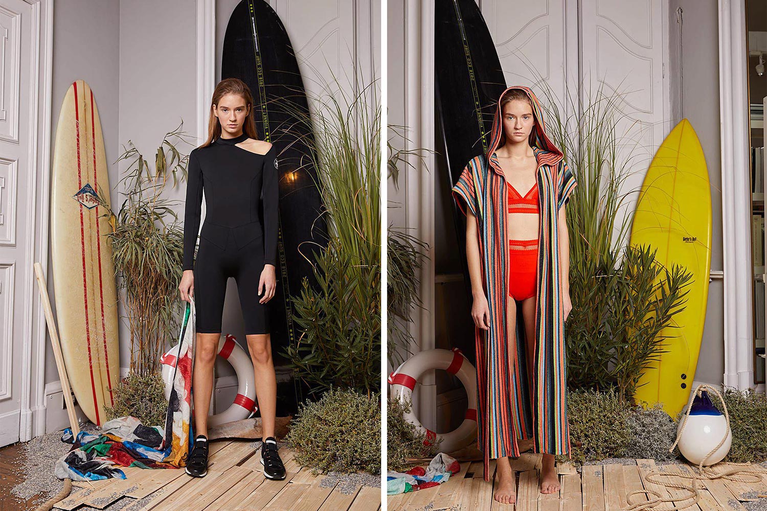 Looks da primeira coleção-cápsula sustentável da Vionnet, lançada em maio de 2018 - Foto: Divulgação