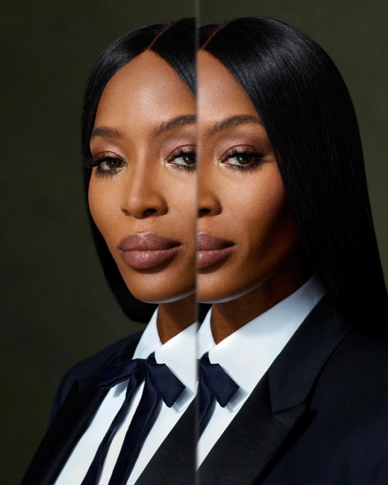 Naomi Campbell para Burberry, 2018 - Foto: Divulgação