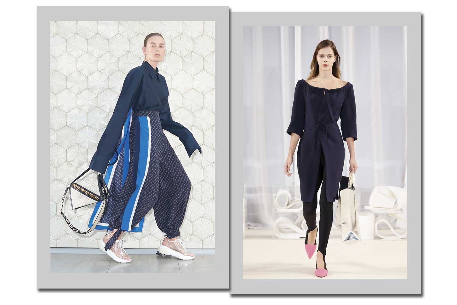 Stella McCartney (à esquerda) e Gloria Coelho (à direita) - Fotos: Divulgação