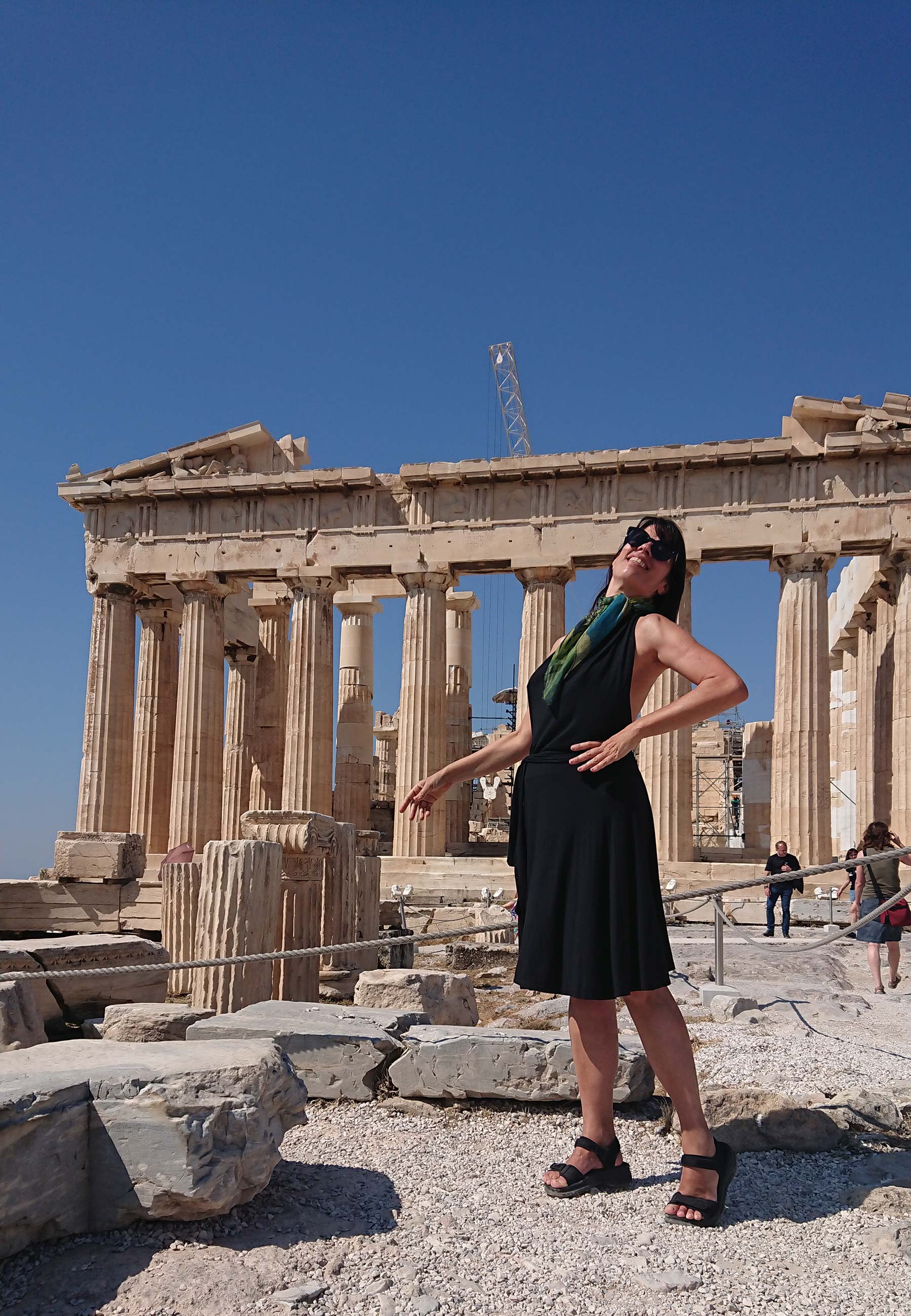 Em Atenas - Foto: Arquivo Pessoal