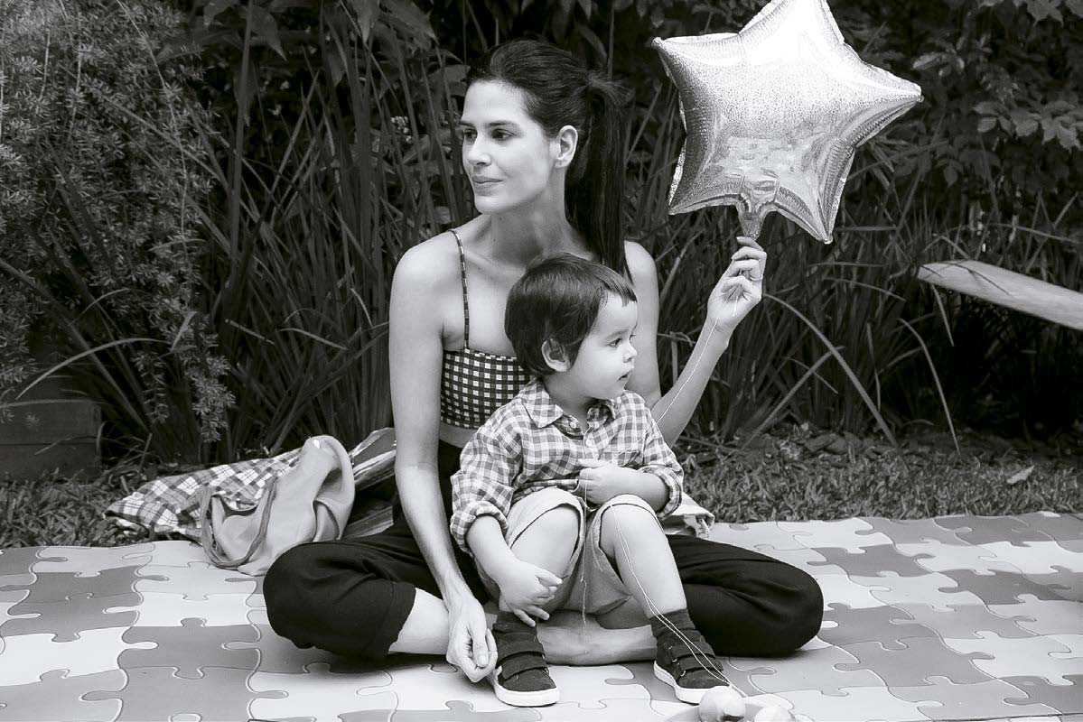 Com o filho Tom - Foto: Divulgação