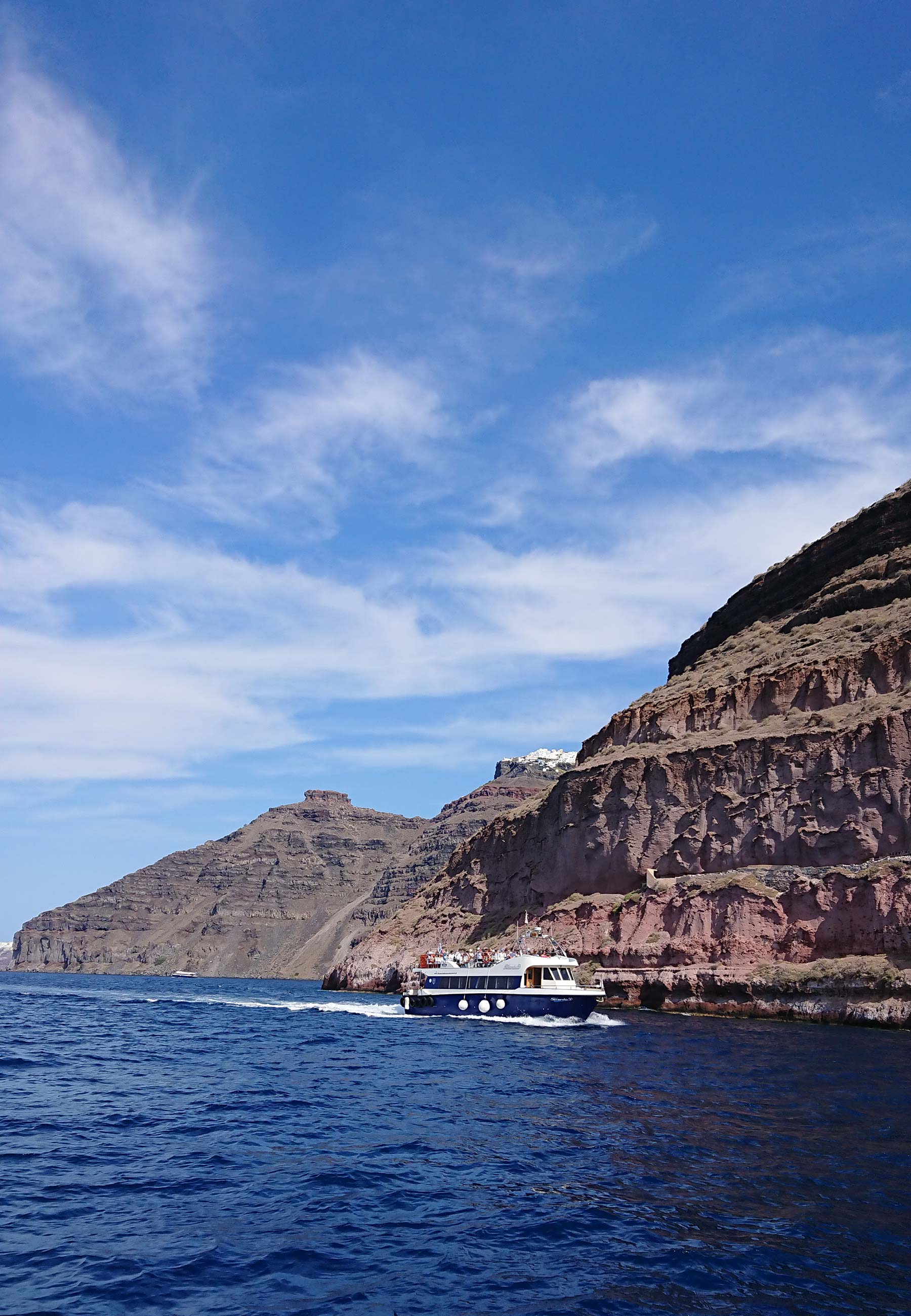 Em Santorini - Foto: Arquivo Pessoal