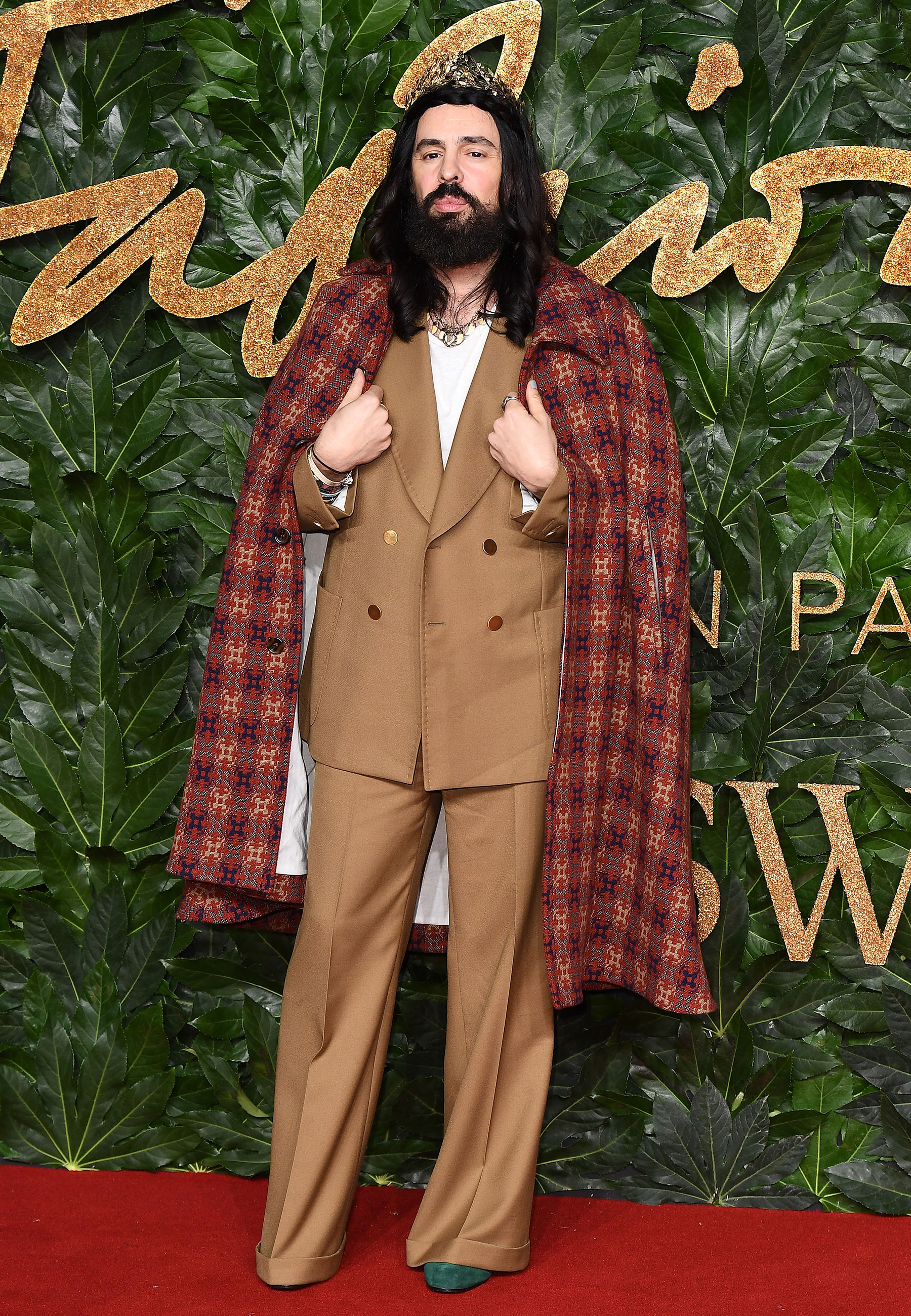 Alessandro Michelle recebeu o prêmio de marca do ano pela Gucci - Foto: Getty Images