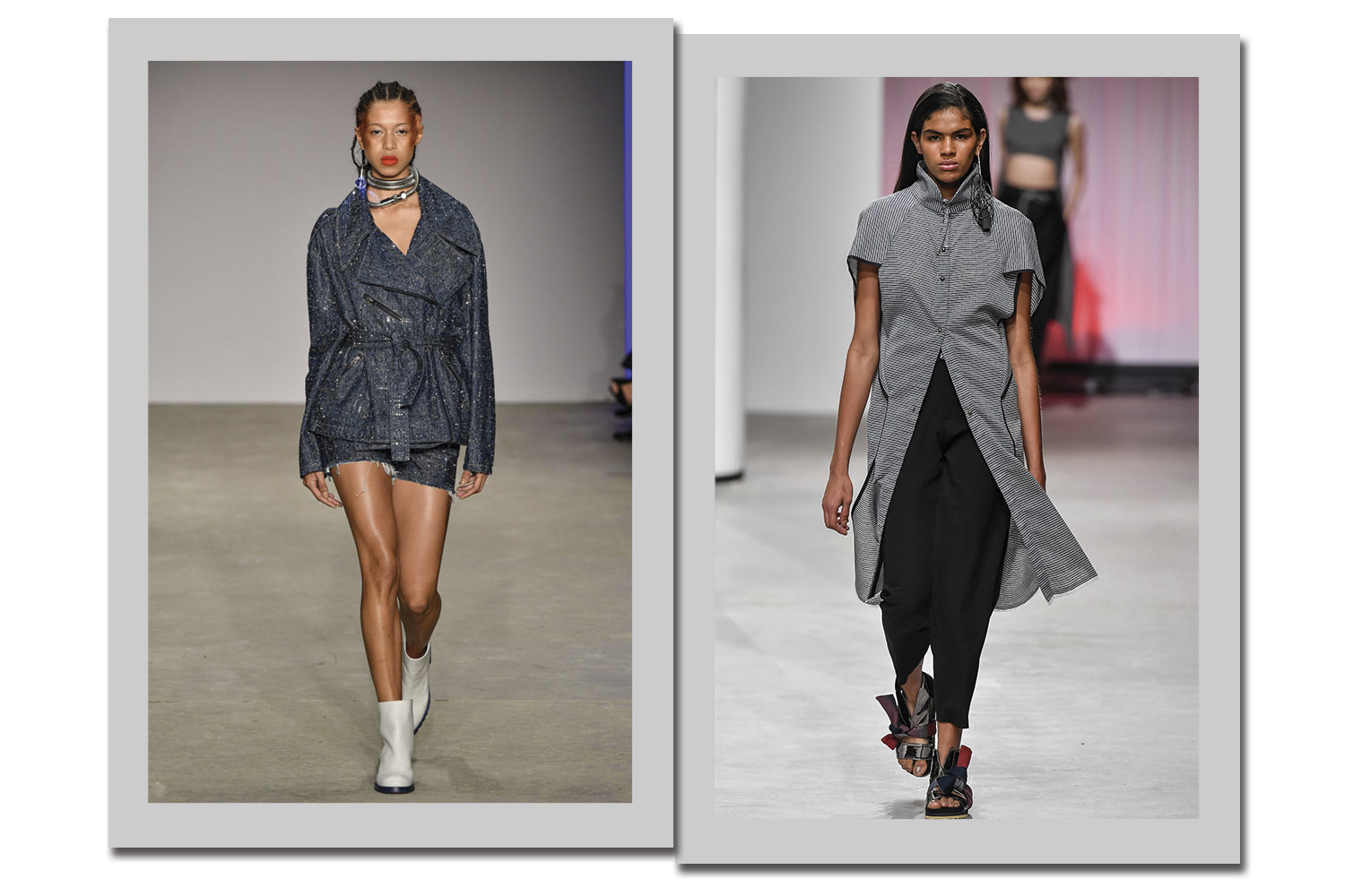 Alfaiataria: à esquerda, Two Denim; à direita, Notequal - Fotos: Agência Fotosite