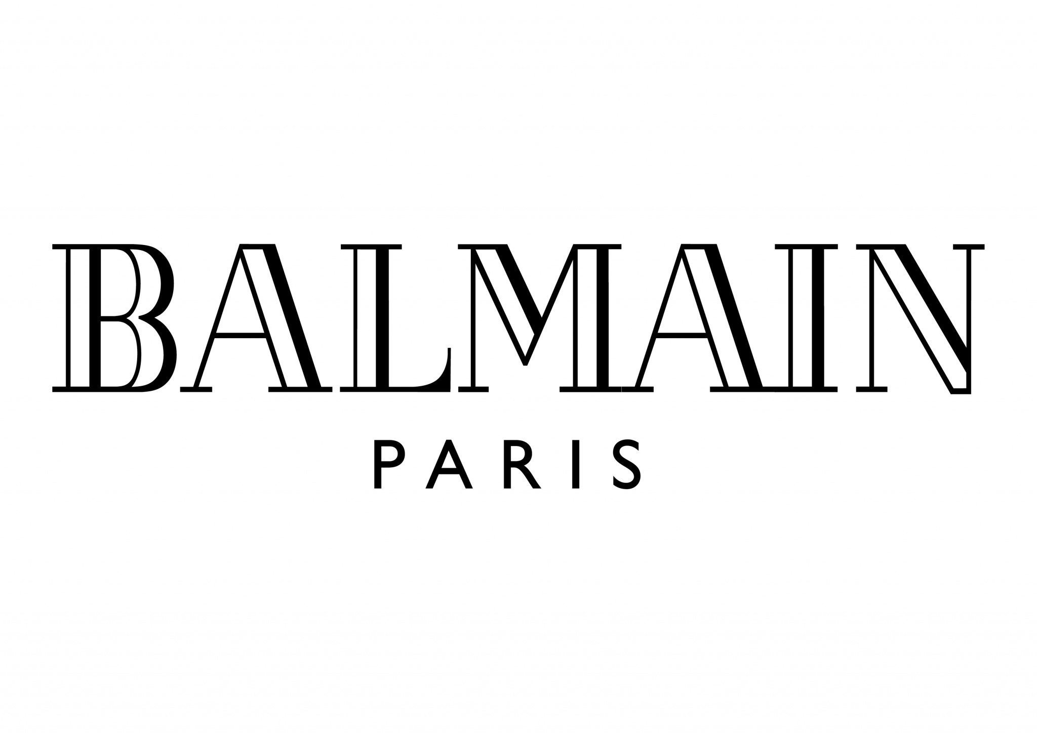 O antigo logo da Balmain - Foto: Divulgação