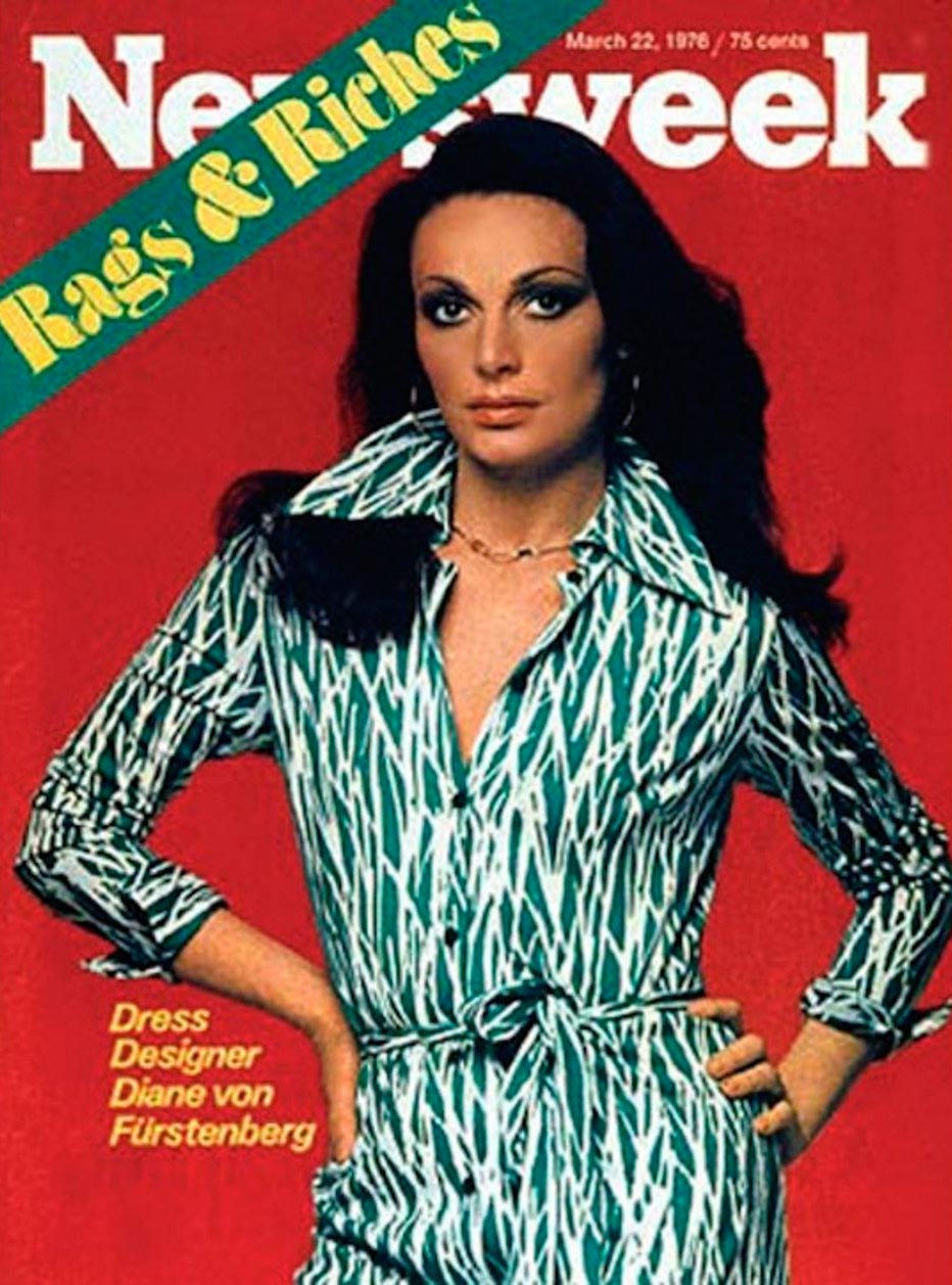 DVF na capa da "Newsweek" - Foto: Reprodução
