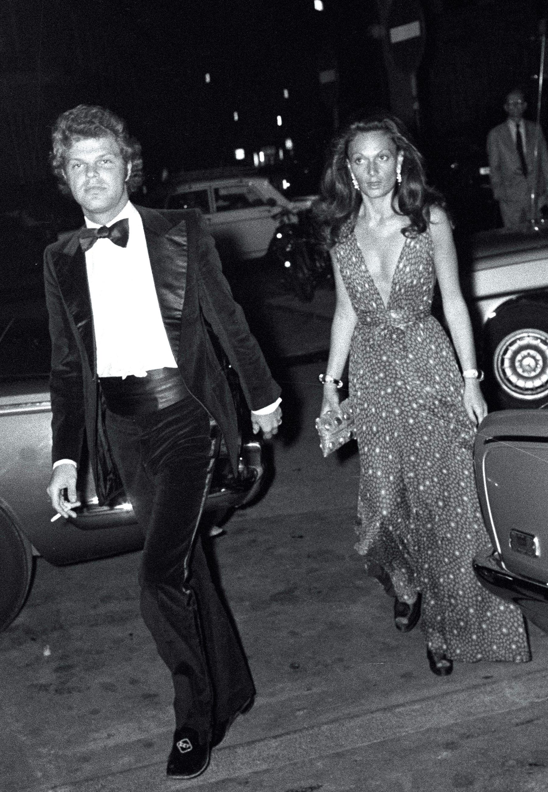 DVF com seu primeiro marido, Egon - Foto: Getty Images