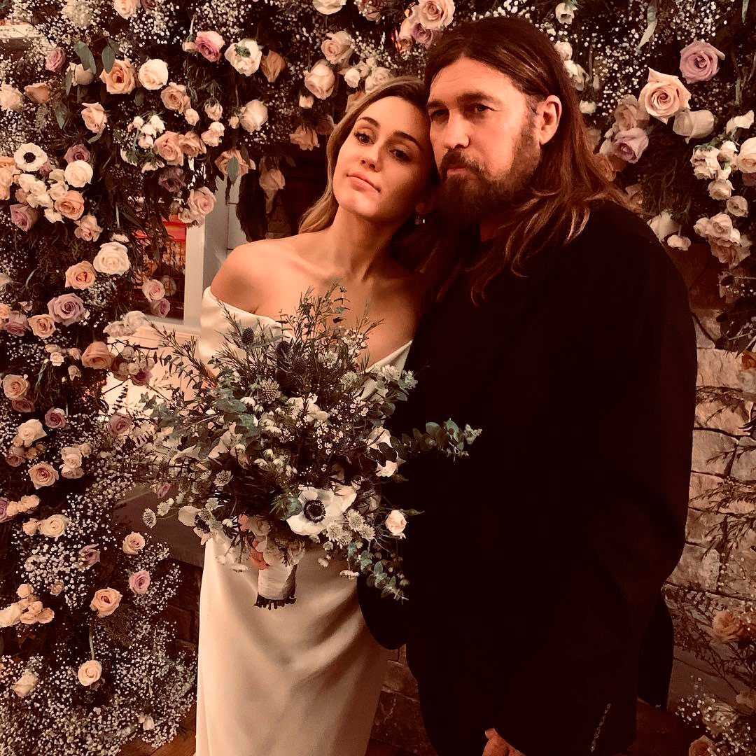 Miley com o pai Billy Ray - Foto: Reprodução/Instagram