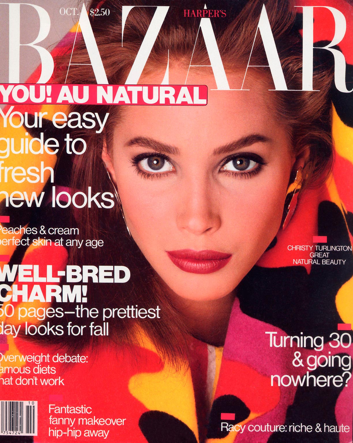 Outubro de 1987 - Foto: Arquivo Harper's Bazaar
