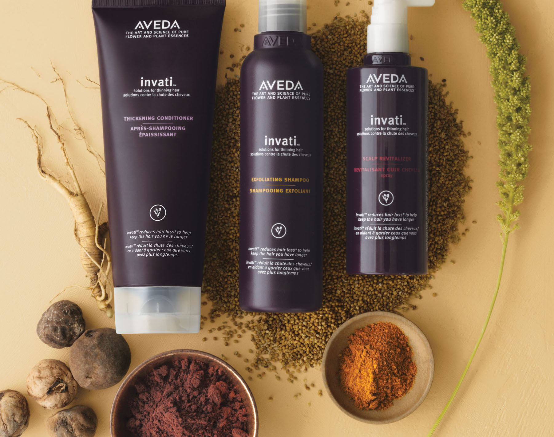 Produtos de beleza da Aveda - Foto: Getty Images