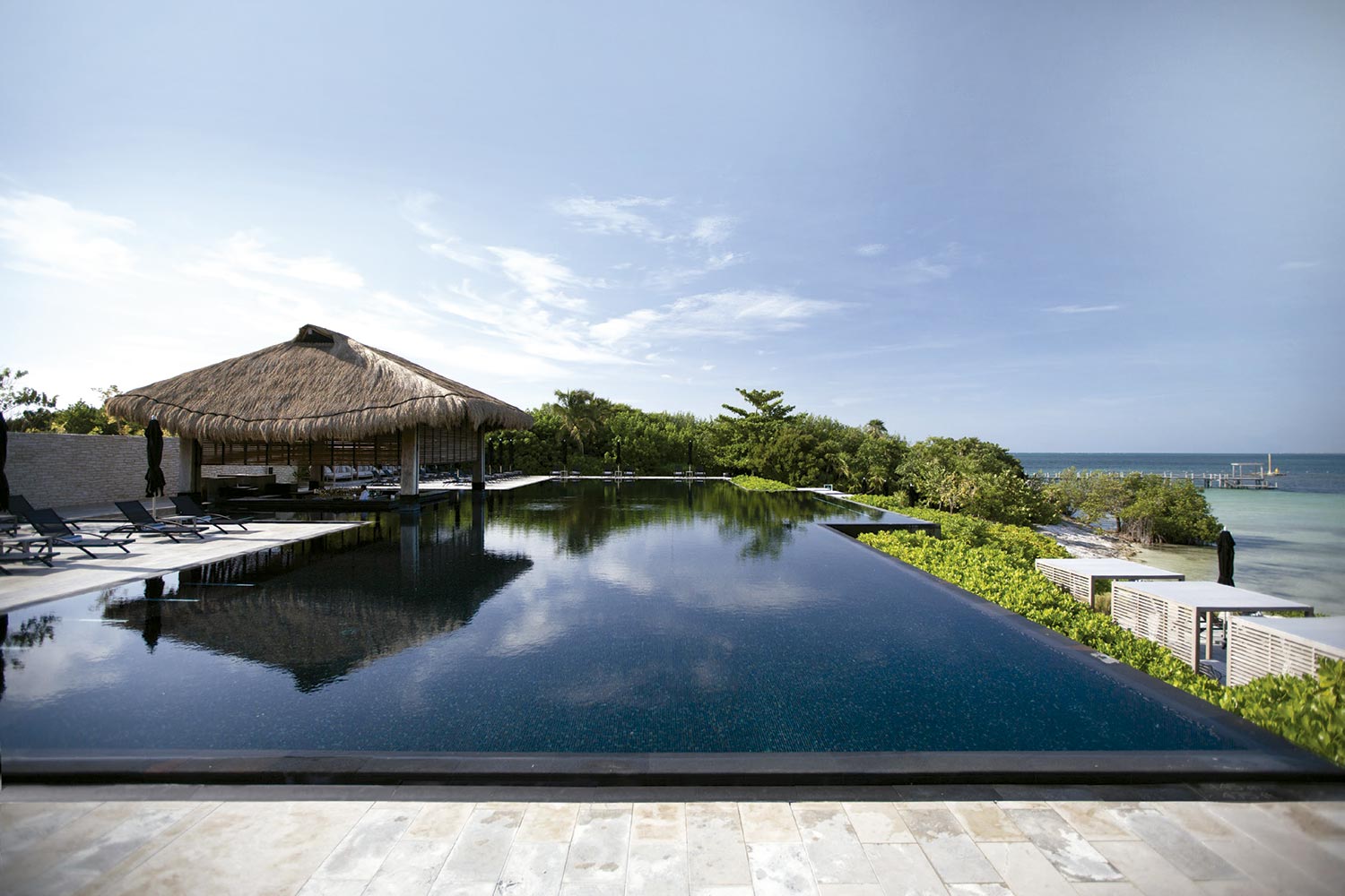 Piscina principal do Nizuc - Foto: Arquivo Pessoal
