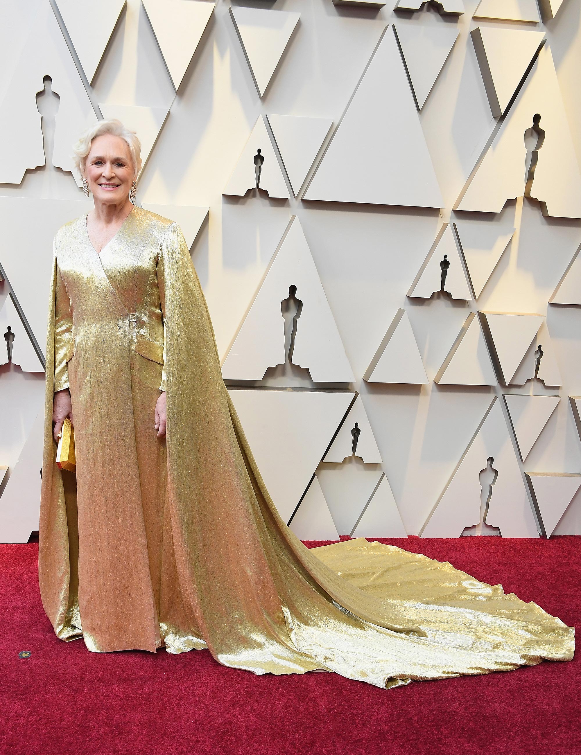 Glenn Close veste Carolina Herrera - Foto: Getty Images