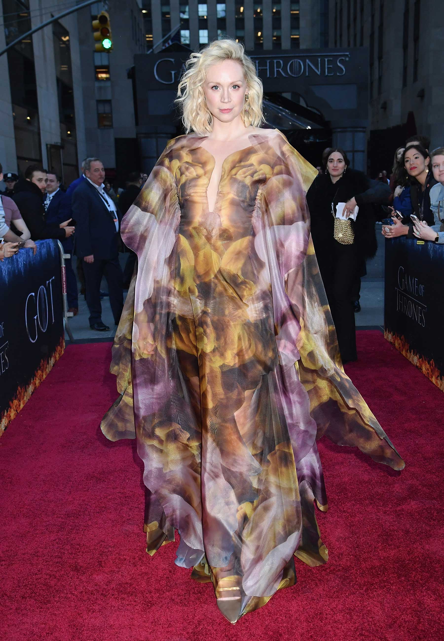 Gwendoline Christie veste Iris van Herpen Haute Couture - Foto: Getty Images