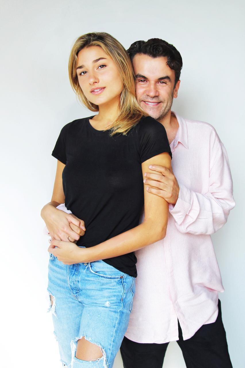 Sasha Meneghel e Anderson Baumgartner, diretor da Way Models - Foto: Divulgação