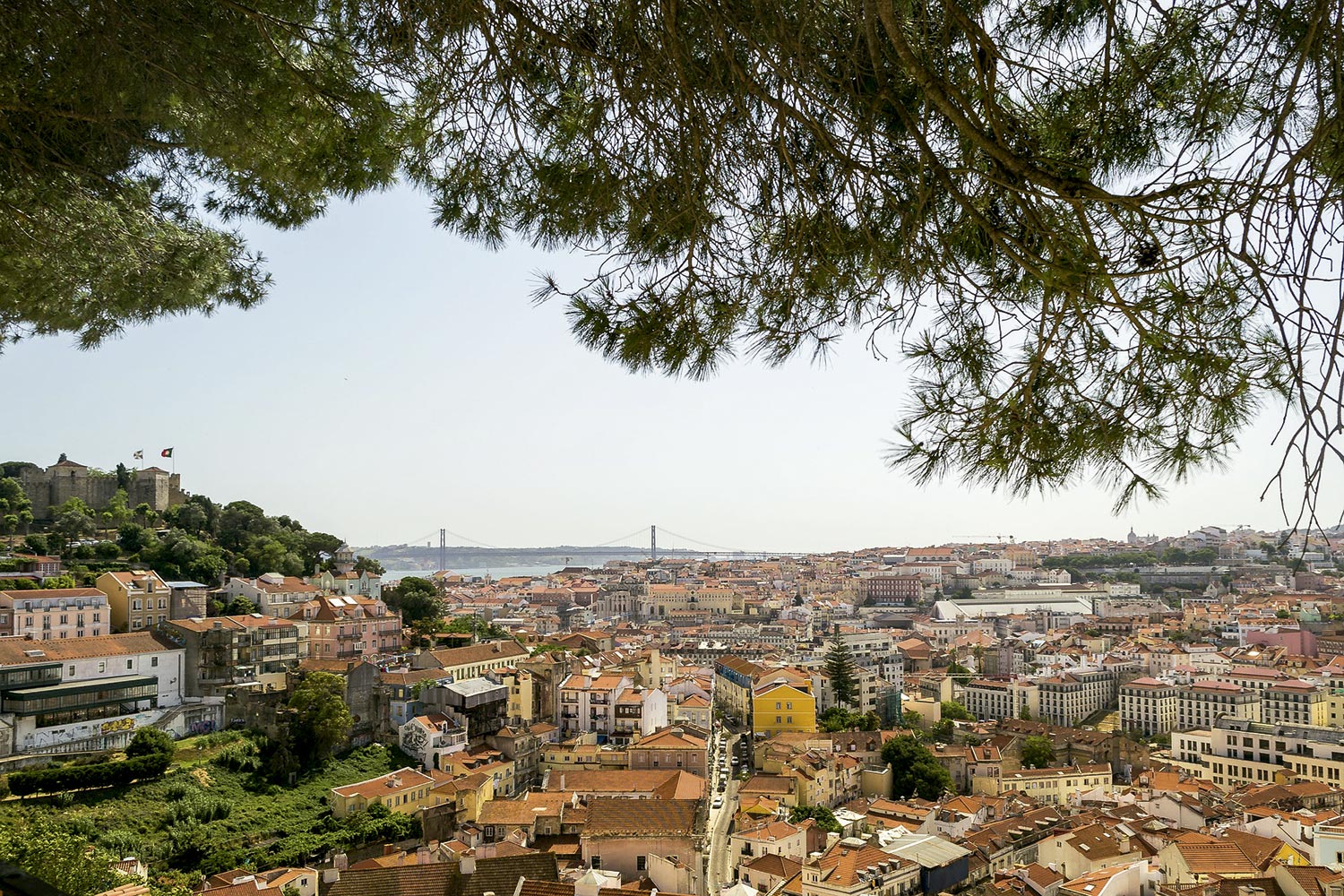 Vista de Lisboa a partir do Miradouro da Graça - Foto: Divulgação