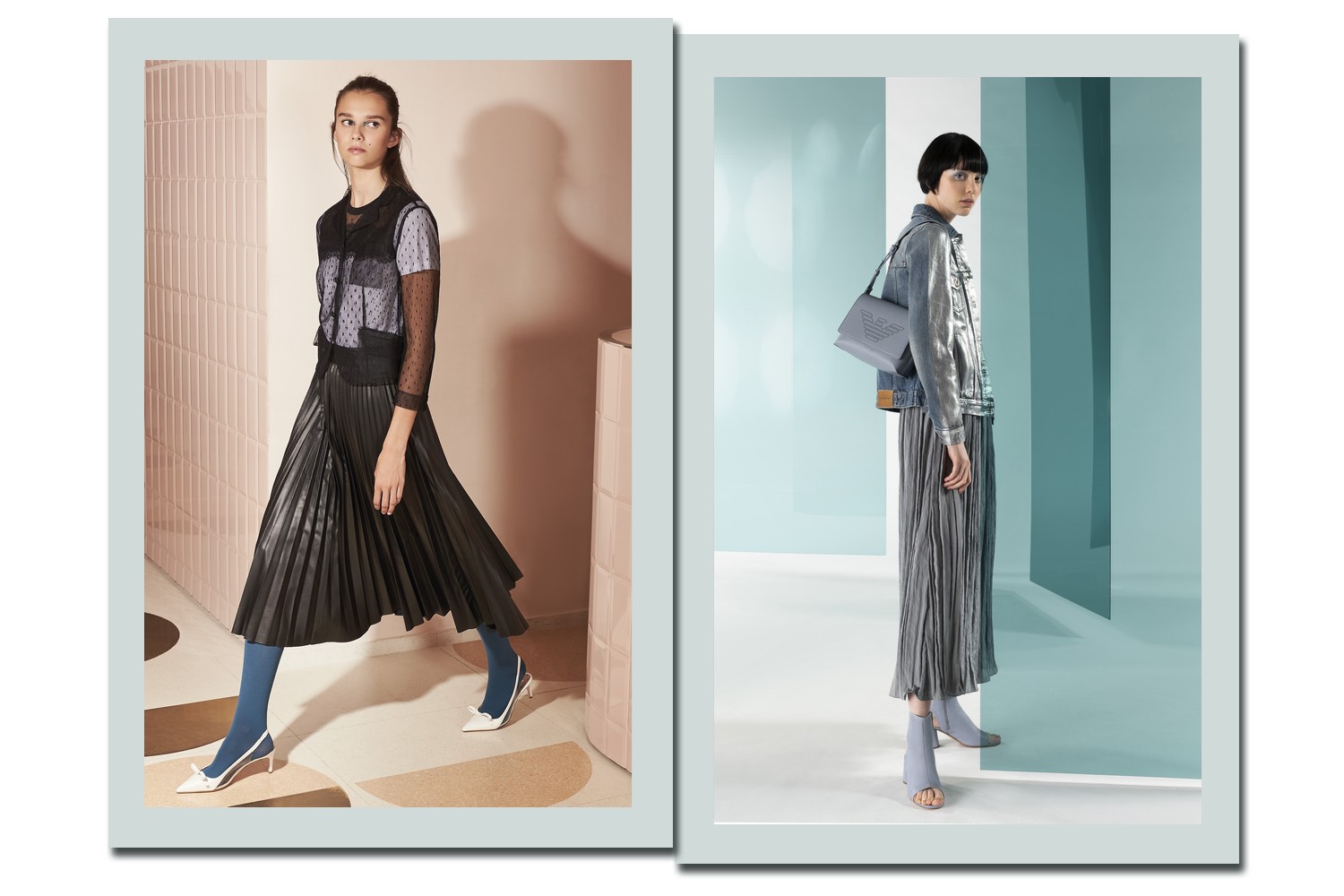 Red Valentino e Emporio Armani - Fotos: Divulgação