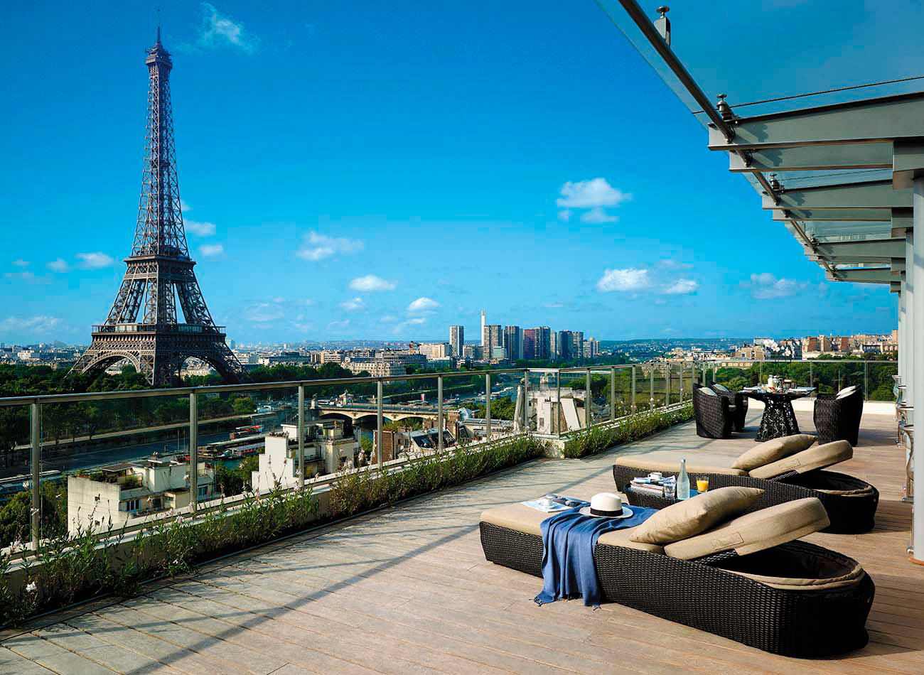 Terraço da suite Shangri-la - Foto: Divulgação