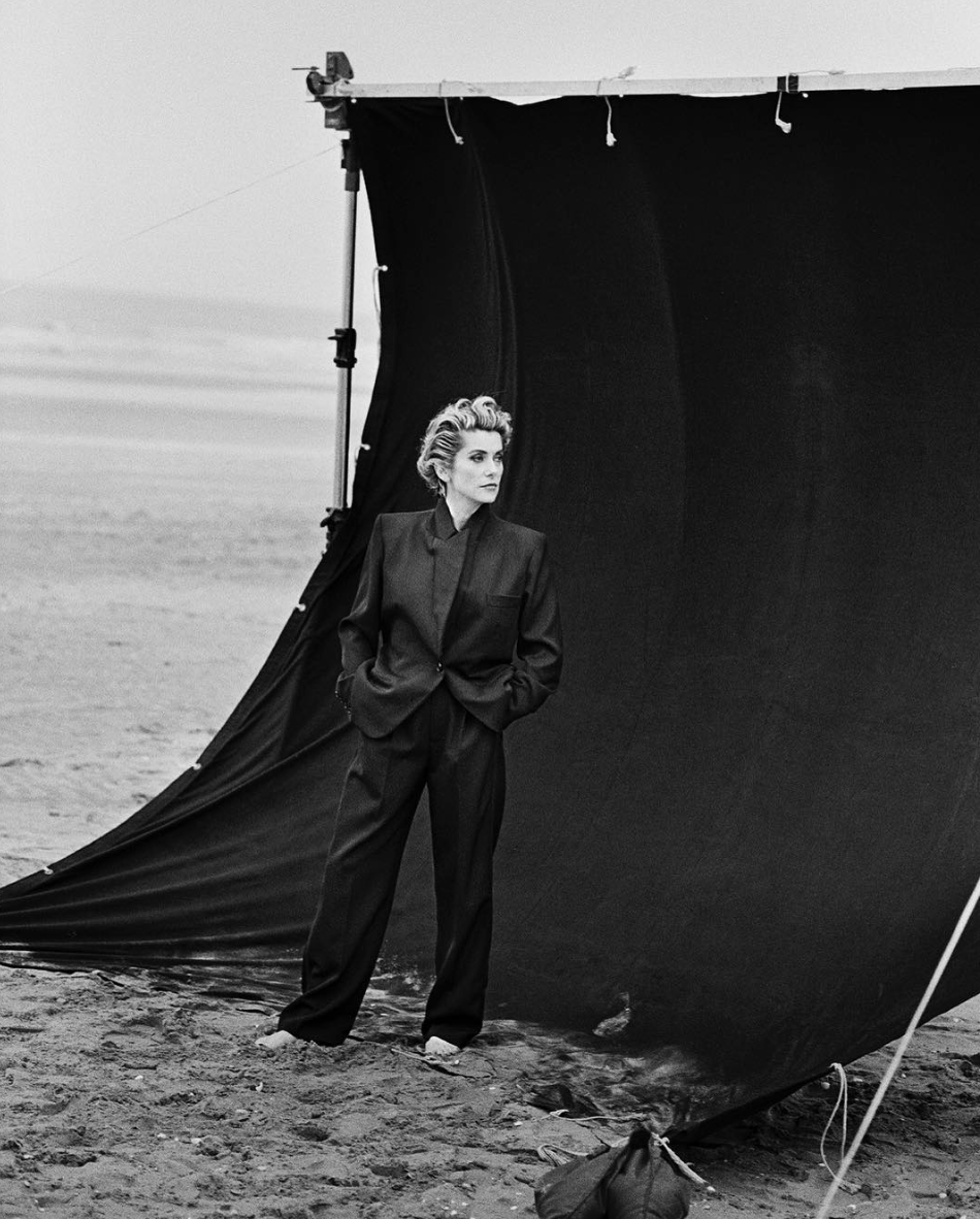 Catherine Deneuve, Deauville, 1991 - Foto: Peter Lindbergh