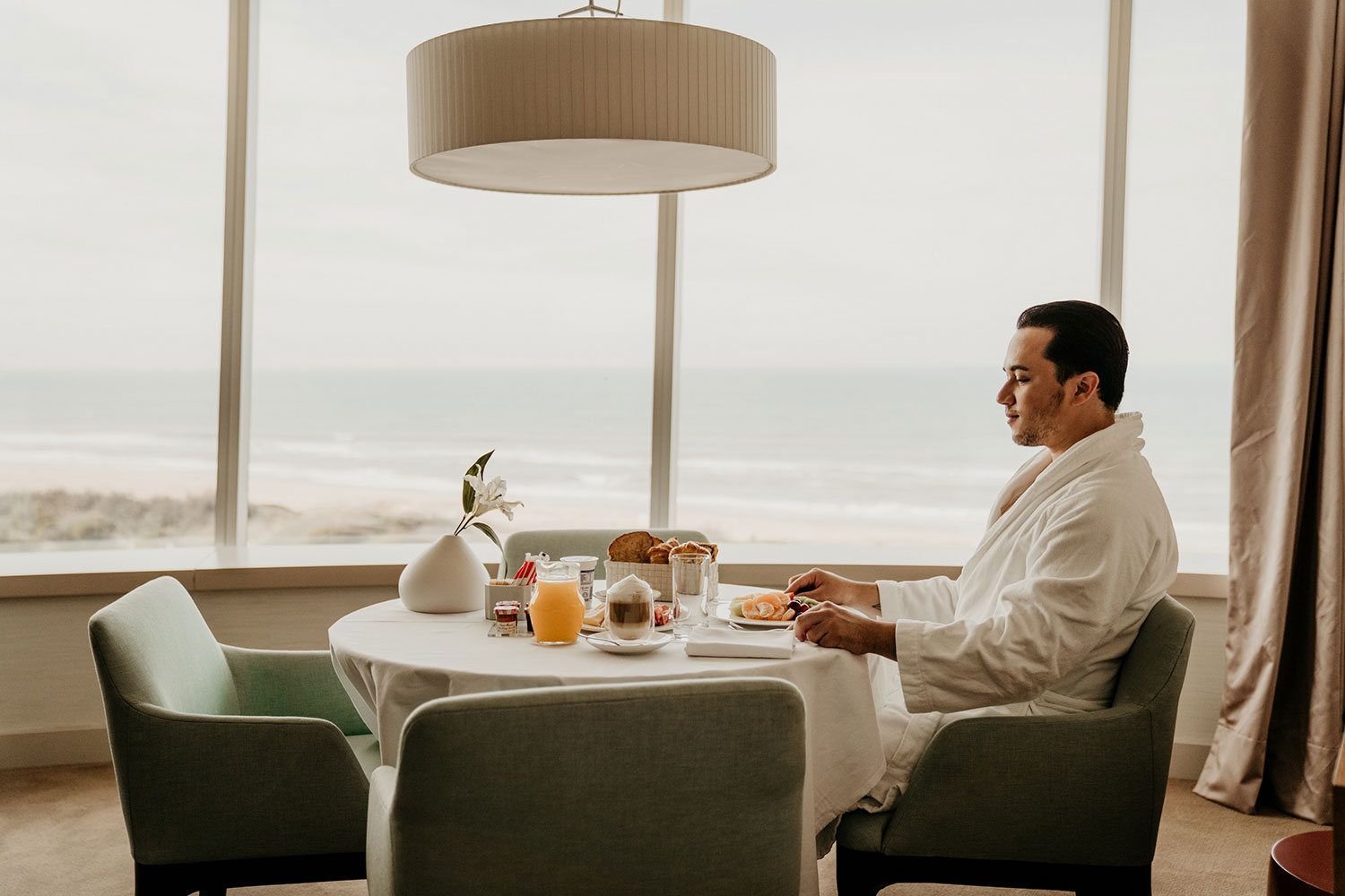 Vinicus Belo no Spa do The Grand Hotel - Foto: Wiggo Berge
