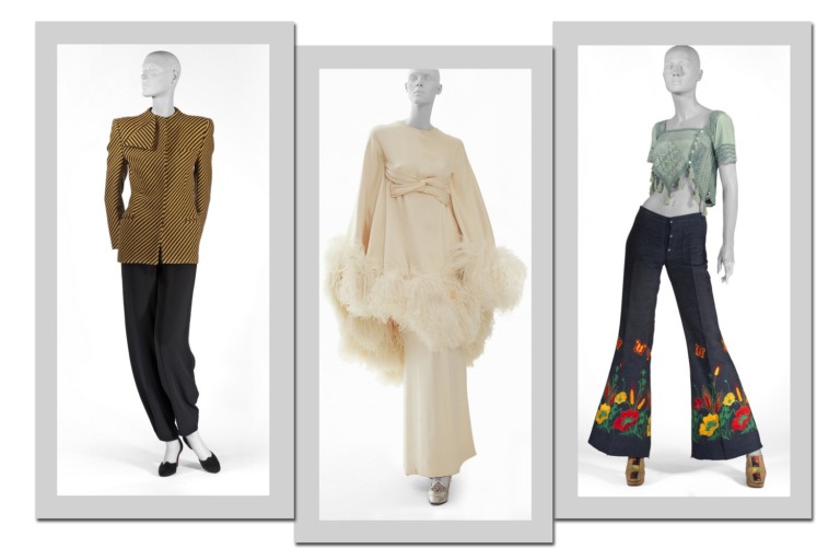 Peças de Giorgio Armani, Valentino e Fiorucci - Fotos: Divulgação