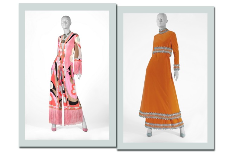 Peças de Emilio Pucci e Roberto Capucci - Foto: Divulgação