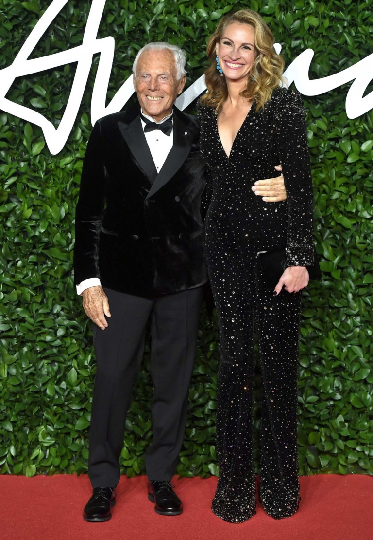 Giorgio Armani e Julia Roberts - Foto: Getty Images