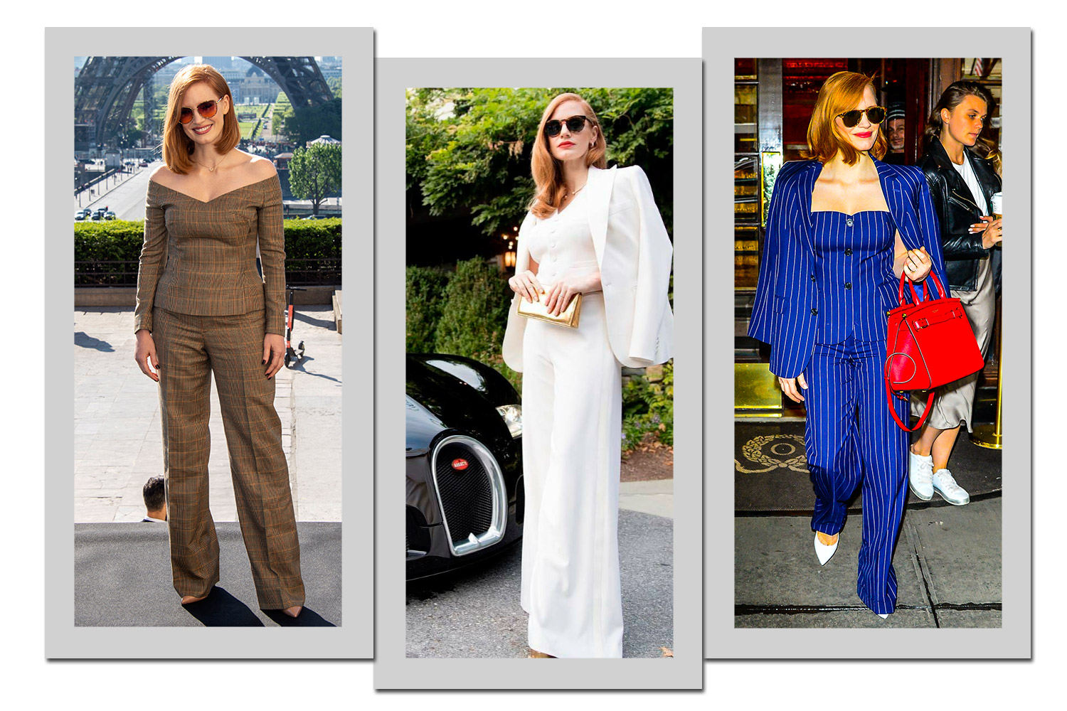 Fotos: Reprodução/Instagram/@jessicachastain e Getty Images