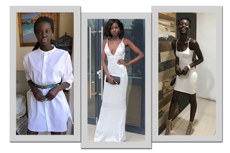Estilo: Adut Akech é pura informação de moda