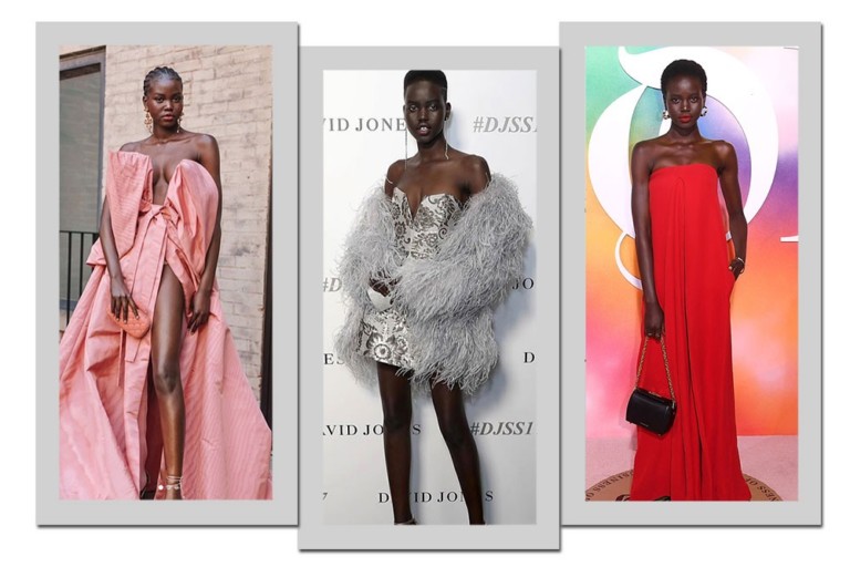 Estilo: Adut Akech é pura informação de moda