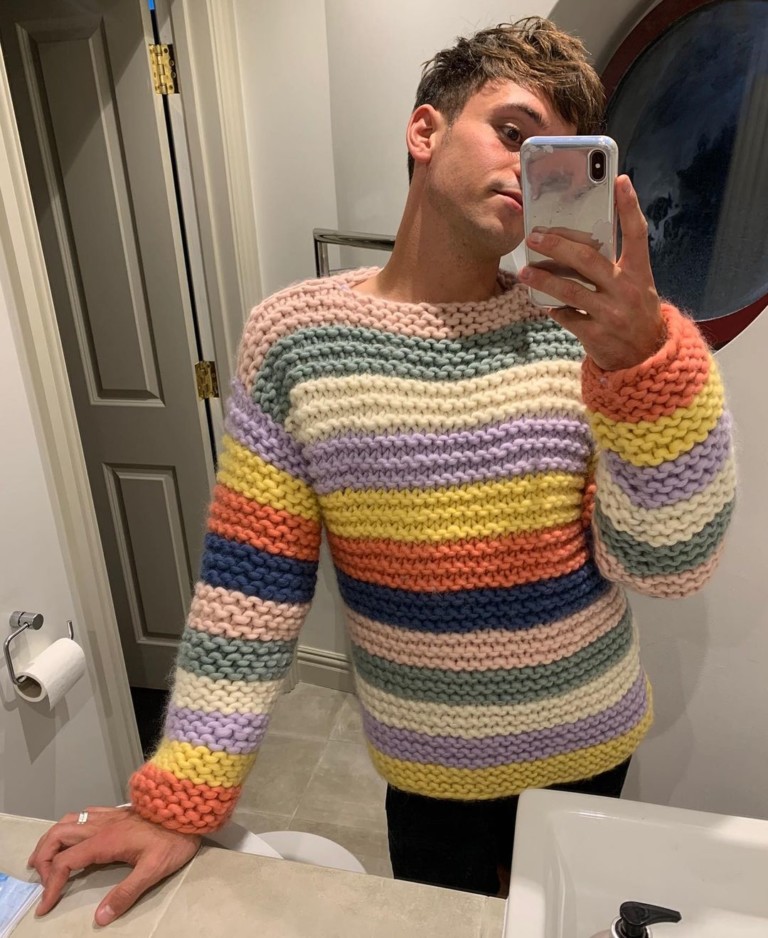 Da quarentena para as Olímpiadas: saiba como Tom Daley começou a tricotar