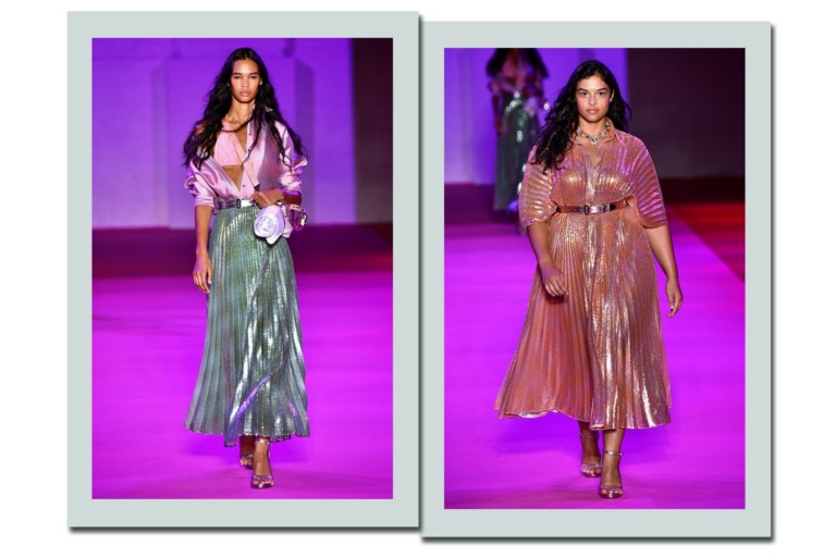 Brandon Maxwell aposta em estampas psicodélicas e coloridas