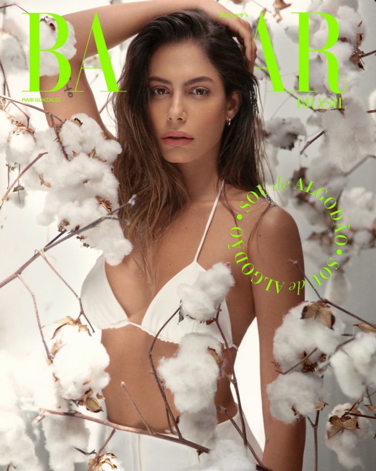 A leveza natural: Mari Gonzalez estrela editorial exclusivo na Bazaar