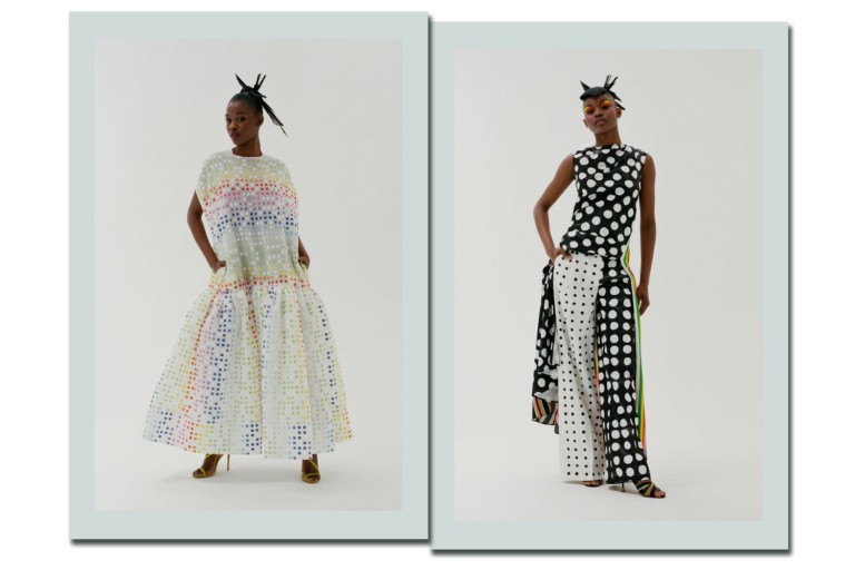 Christopher John Rogers cria arco-íris de roupas para pre-fall 2022