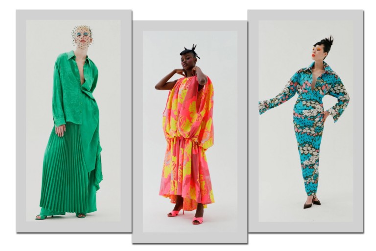 Christopher John Rogers cria arco-íris de roupas para pre-fall 2022