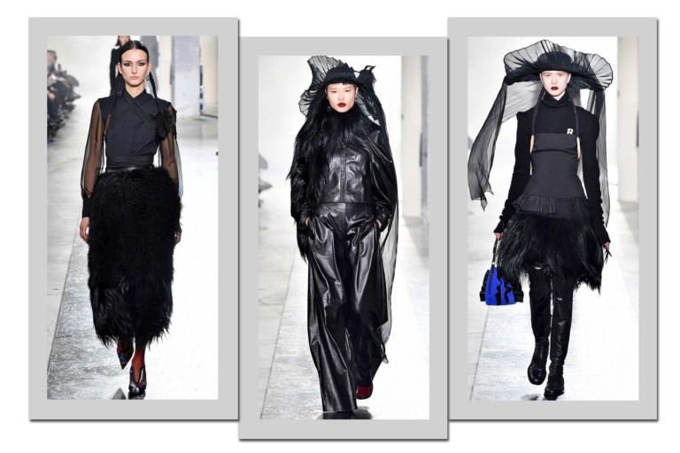 Nada básico: Rochas acrescenta dramaticidade aos looks all black
