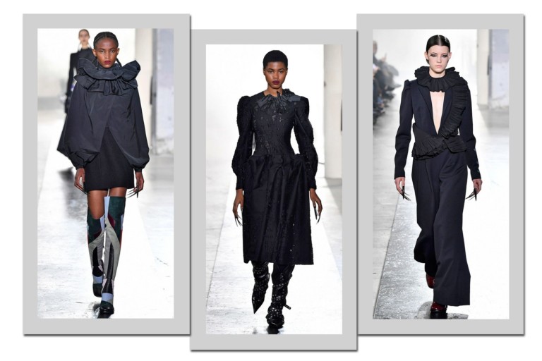 Nada básico: Rochas acrescenta dramaticidade aos looks all black