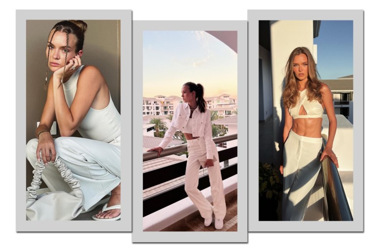 Josephine Skriver prova o poder da terceira peça em diferentes looks