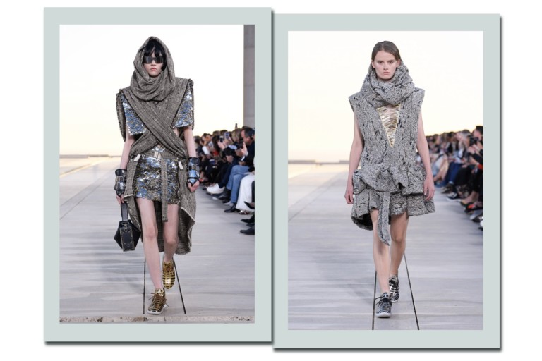 Louis Vuitton leva gladiadoras futuristas para a passarela