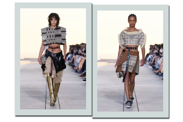Louis Vuitton leva gladiadoras futuristas para a passarela