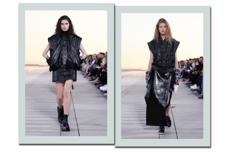 Louis Vuitton leva gladiadoras futuristas para a passarela