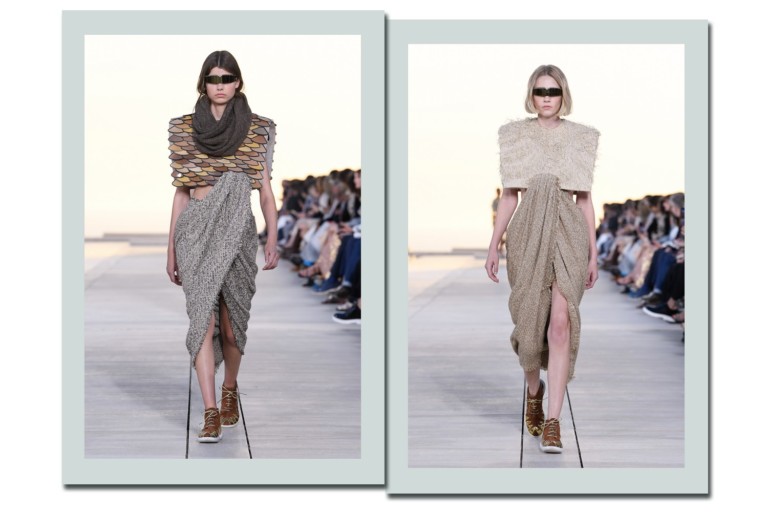 Louis Vuitton leva gladiadoras futuristas para a passarela
