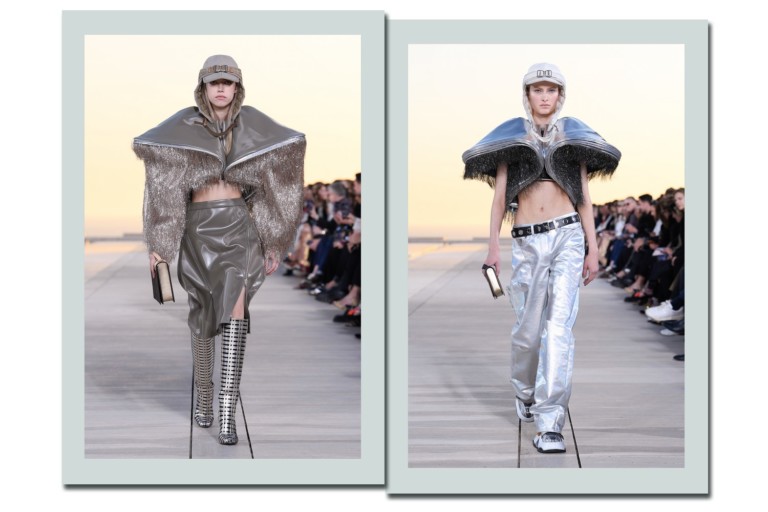 Louis Vuitton leva gladiadoras futuristas para a passarela