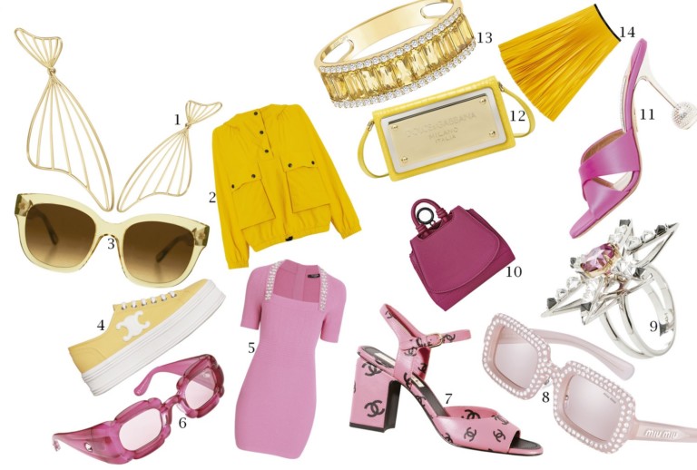 Shop Bazaar: duelo da vez é entre rosa e amarelo